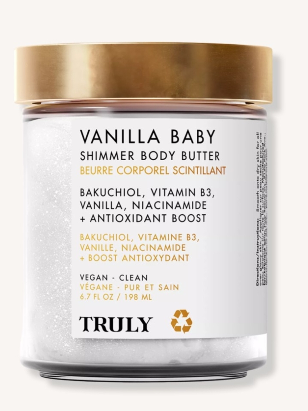 TRULY Vanilla Baby Shimmer Body Butter 6.7oz